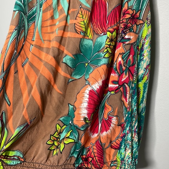 DEPT Tropical Pattern Tank Top - Picture 2 of 9